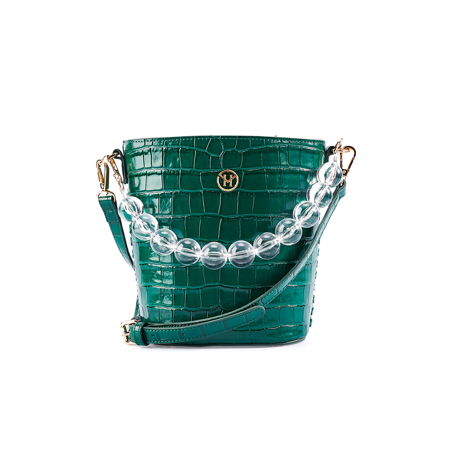 水珠桶包（绿色）-VH60005